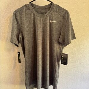 Nike Men's Heather Gray Short Sleeve Tee